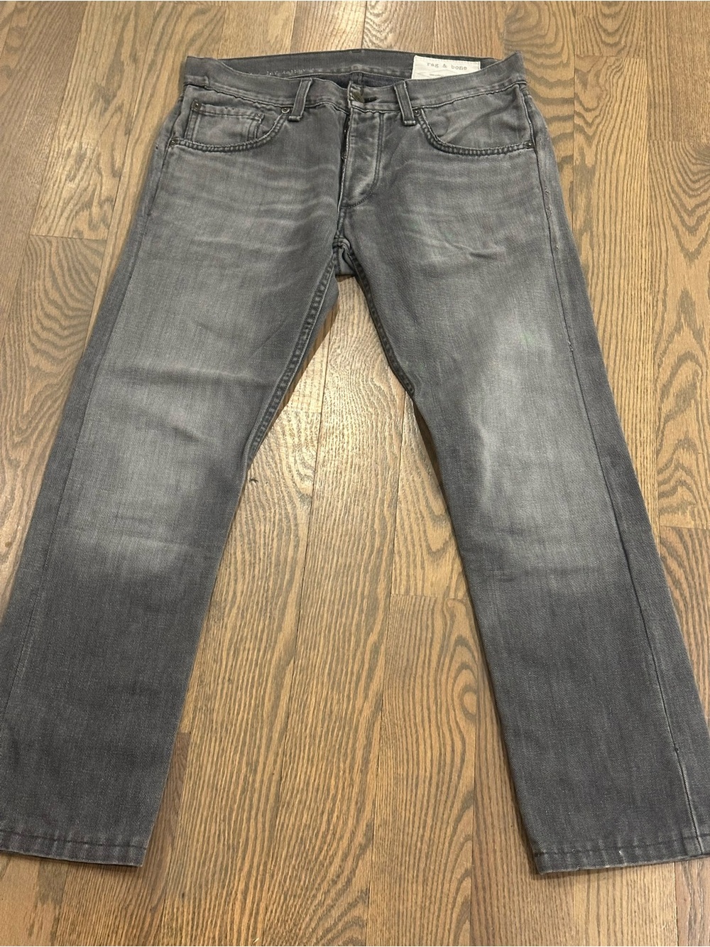 rag & bone Women's Skinny Jeans in Gray Wash